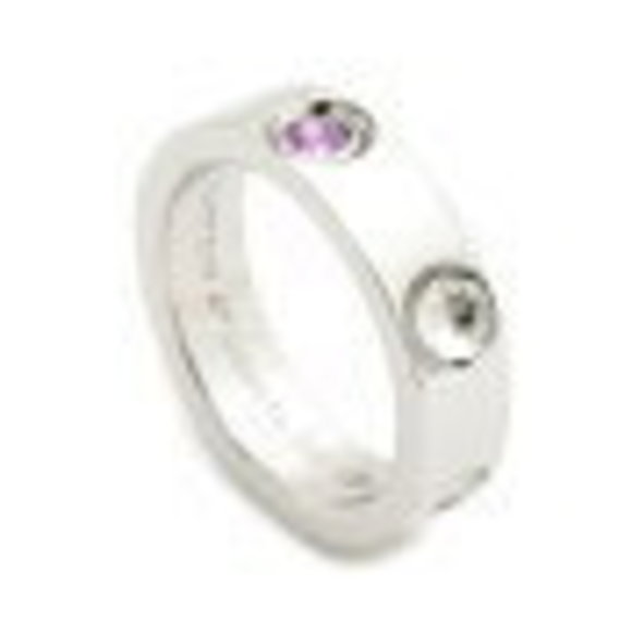 Louis Vuitton Pink Sapphire Ring No 7 - White Gold - Picture 2 of 5